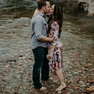 Blush Floral Maxi Dress